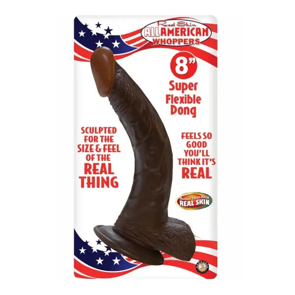 Afro American Whoppers - Brown thick brown dildo - alternate view 5
