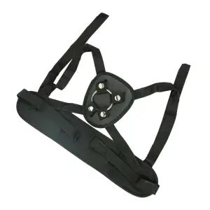 All American Whoppers-Universal Harness-Black - strap on dildo harness - main product image