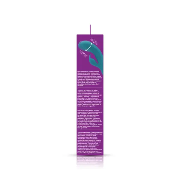 Alluring Come Hither Rabbit - Ocean – dual rabbit vibrator – view 6