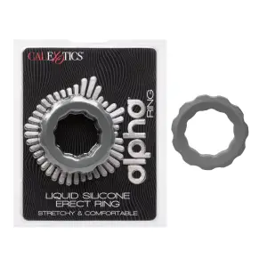 Alpha Liquid Silicone Erect Ring - Gray best beginner cock ring - product detail