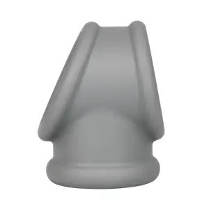 Alpha Liquid Silicone Precision Ring - Gray cock ring - additional view