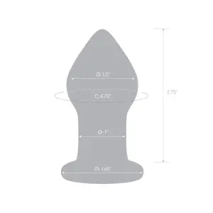 Amethyst Rain Butt Plug - butt plugs - main product image