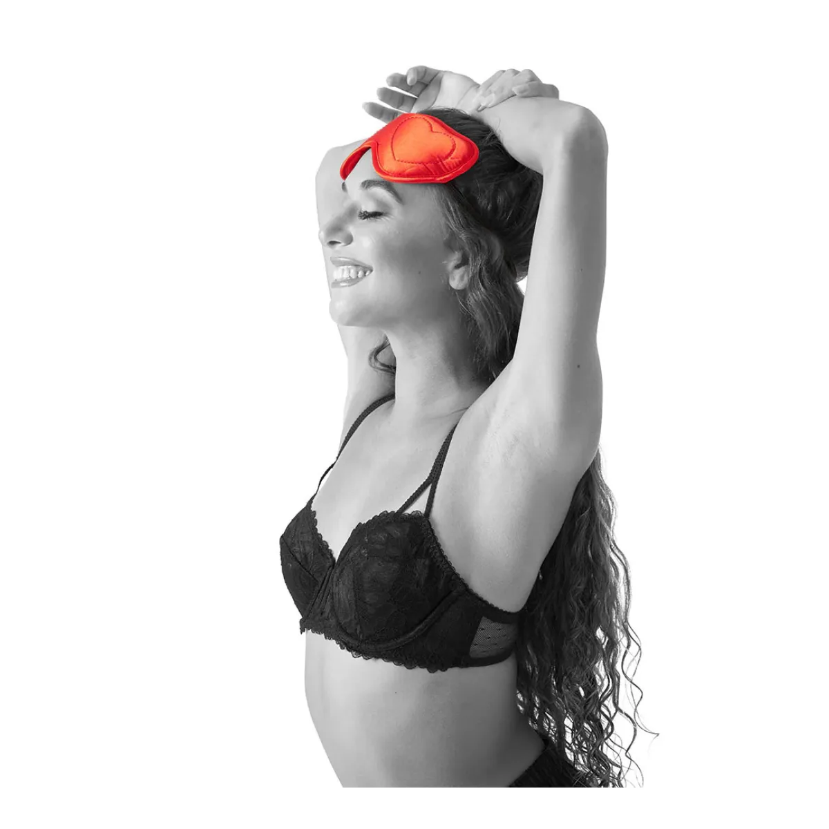 Amor Blindfold - Red bondage blindfold - main image