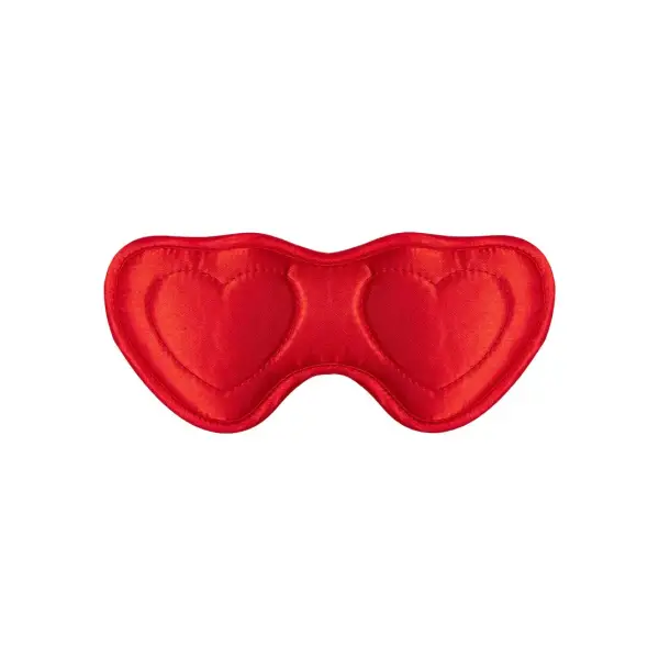 Amor Blindfold - Red bondage blindfold - detail view