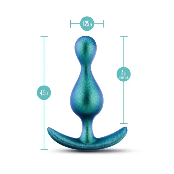 Anal Adventures Matrix - Photon Plug - Neptune Teal - butt plug - product image 2