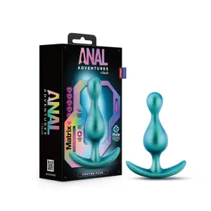 Anal Adventures Matrix - Photon Plug - Neptune Teal - butt plug - product image 6