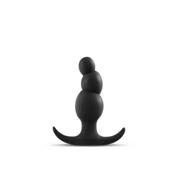 Anal Adventures Platinum - Stacked Plug - Black prostate massager - packaging view