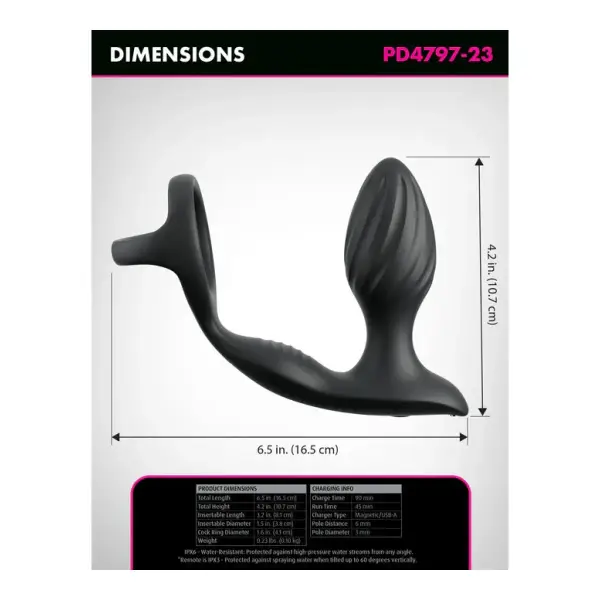 Anal Ass-Gasm Gyro-Milk Pro - Black 2 Anal Ass-Gasm Gyro-Milk Pro - Black best prostate massager - product detail