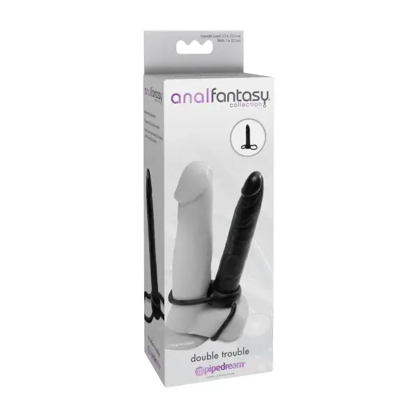 Anal Fantasy Collection Double Trouble - Black - anal toys - product image 3