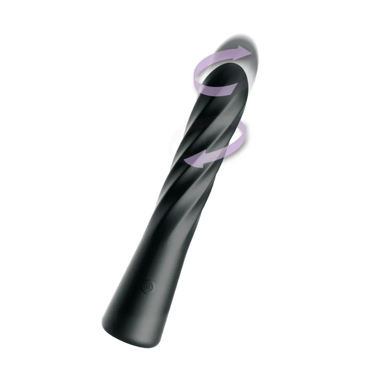 Anal Fantasy Elite Twist Ecstasy - Black vibrating anal balls - alternate angle