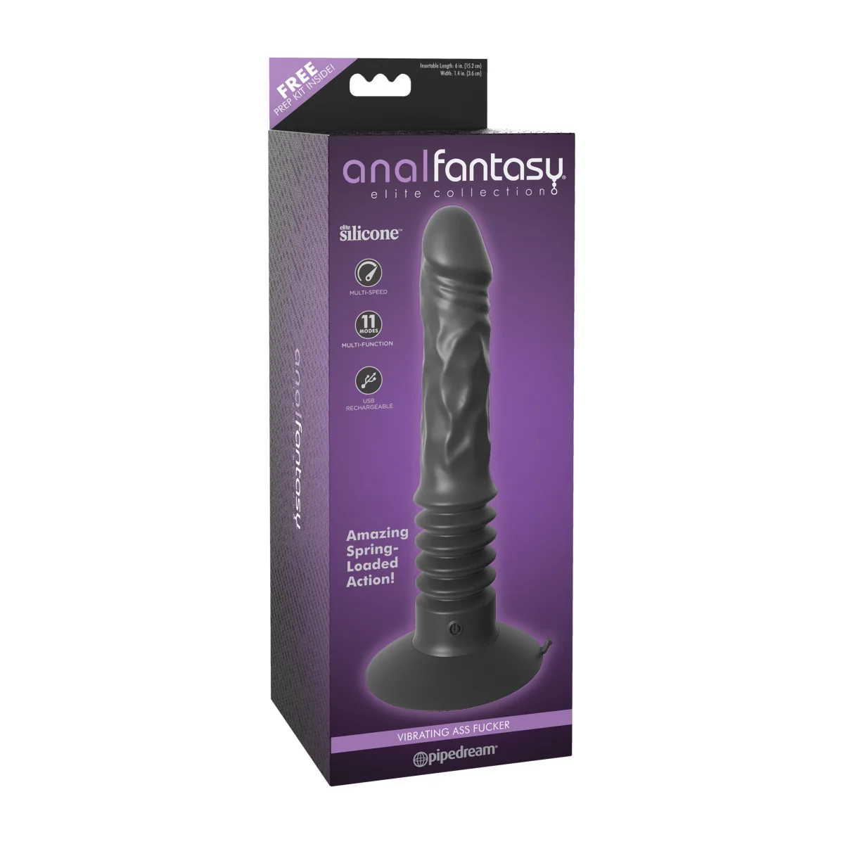 Anal Fantasy Elite Vibrating Ass Fucker vibrating anal probe - main image