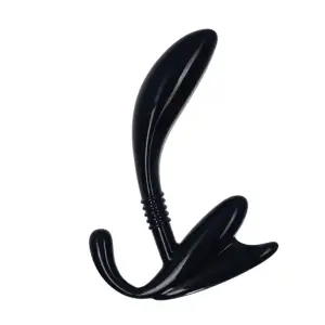 Apollo Curved Prostate Probe - Black prostate massager toy - main image