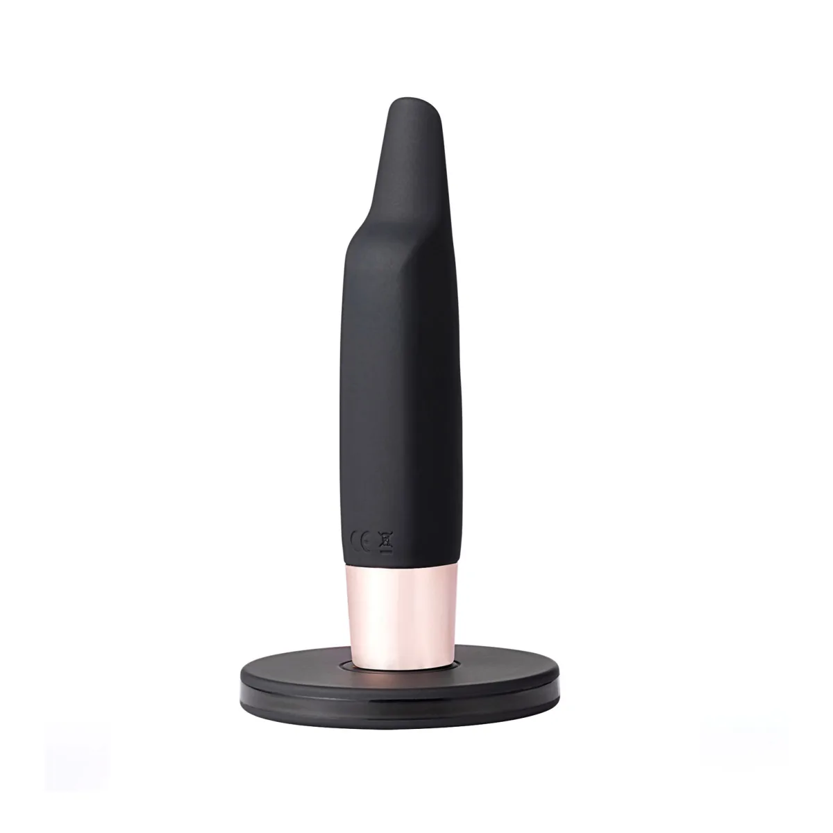 Aspen 15-Function Rechargeable Wireless Flickering Tip Vibrator - Black - view 2