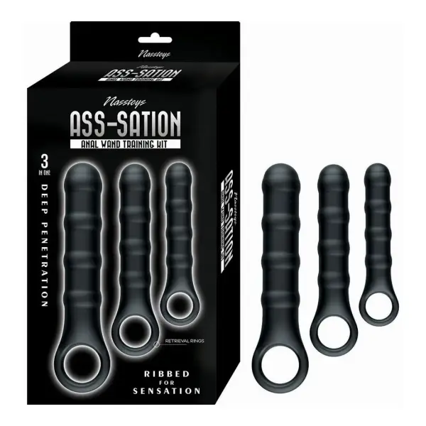 Asssation Anal Wand Training Kit - Black anal toys - main product image Asssation Anal Wand Training Kit - Black anal toys - main product image