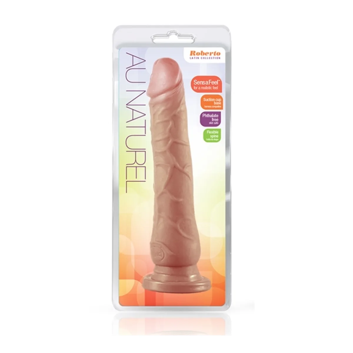 Au Naturel - Roberto - Latin dildo strap on - alternate product angle