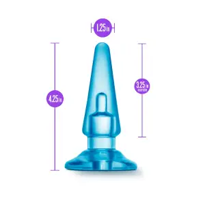 B Yours - Basic Anal Plug - Blue - butt plugs - product image 5