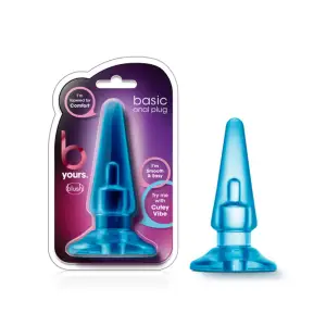 B Yours - Basic Anal Plug - Blue - butt plugs - product image 6