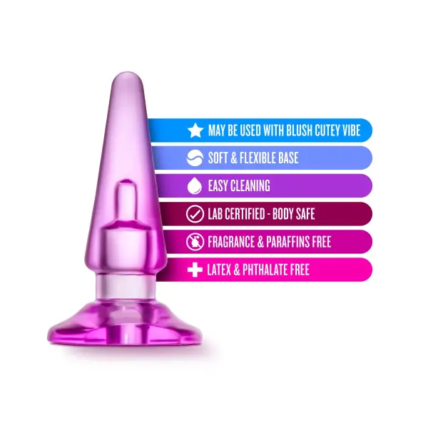 B Yours - Basic Anal Plug - Pink - butt plugs - product image 3