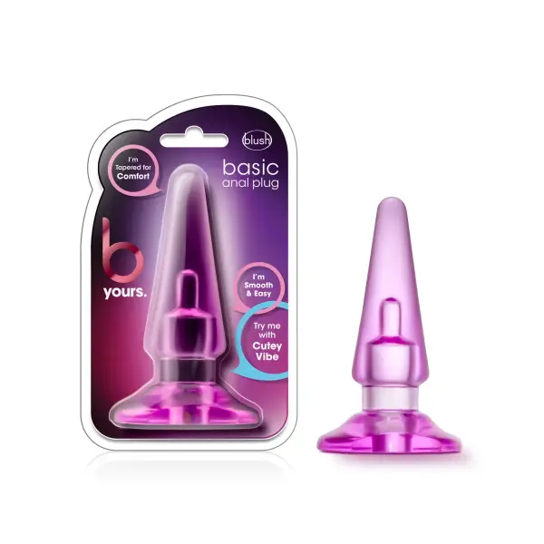B Yours - Basic Anal Plug - Pink - butt plugs - product image 5