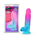 B Yours Candy Colored Dildo - strap on dildo harness - main product image