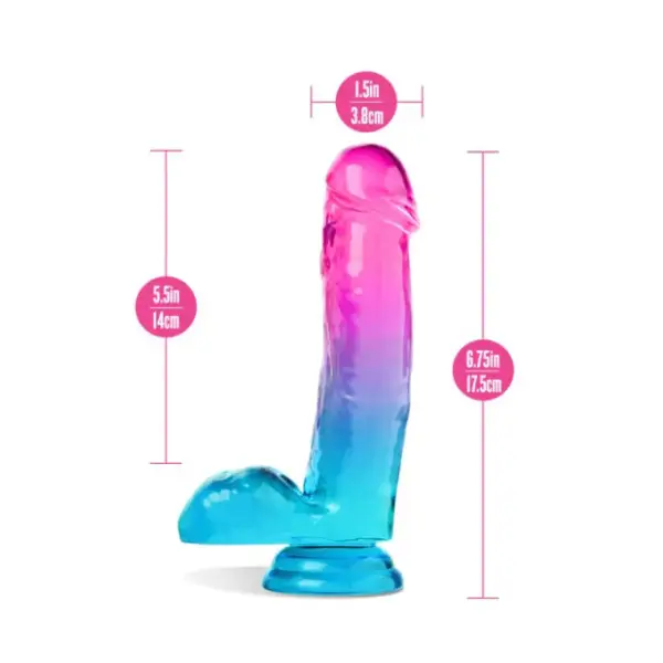 B Yours Candy Colored Dildo - strap on dildo harness - product image 4