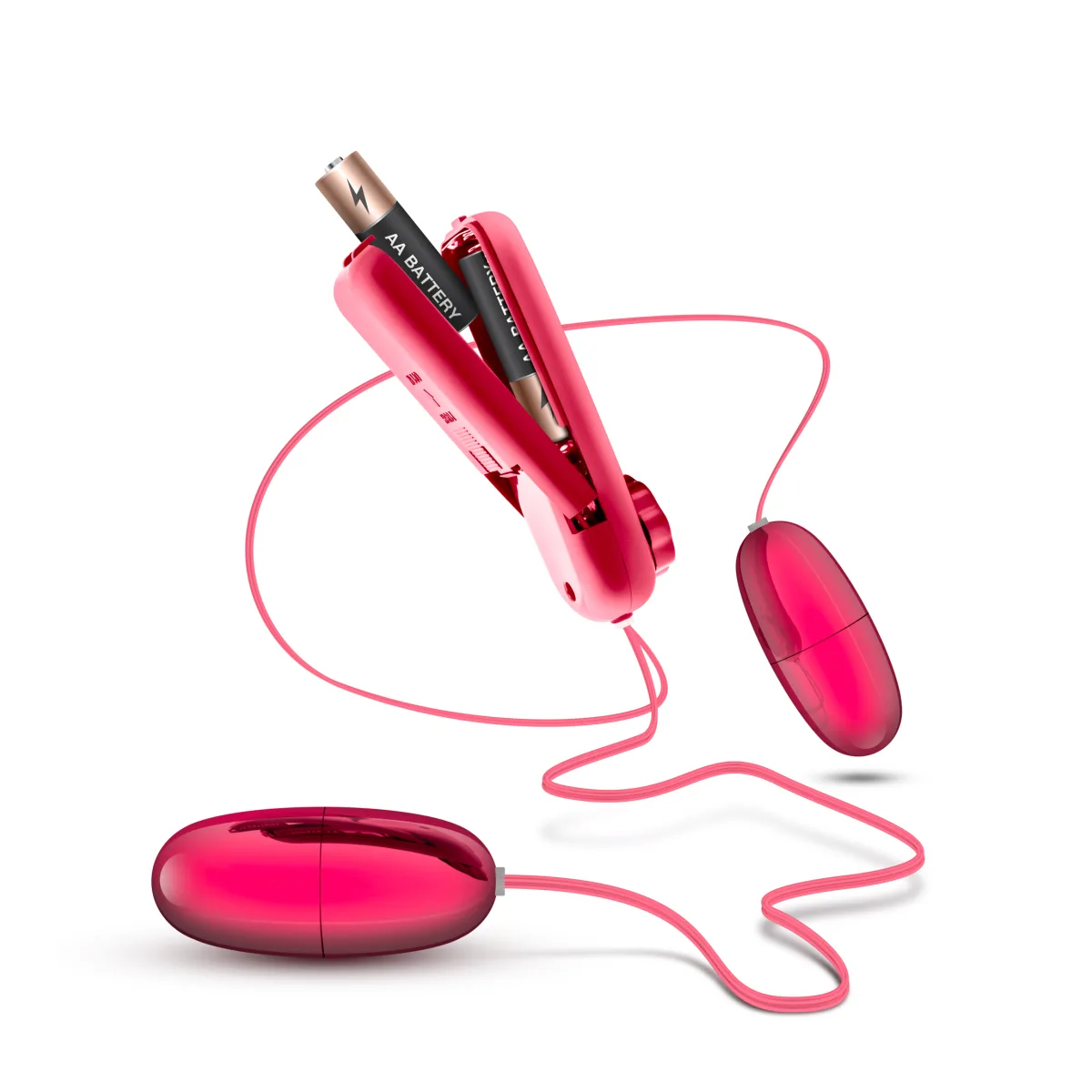 B Yours Double Pop Eggs - Cerise egg vibrator - main product image