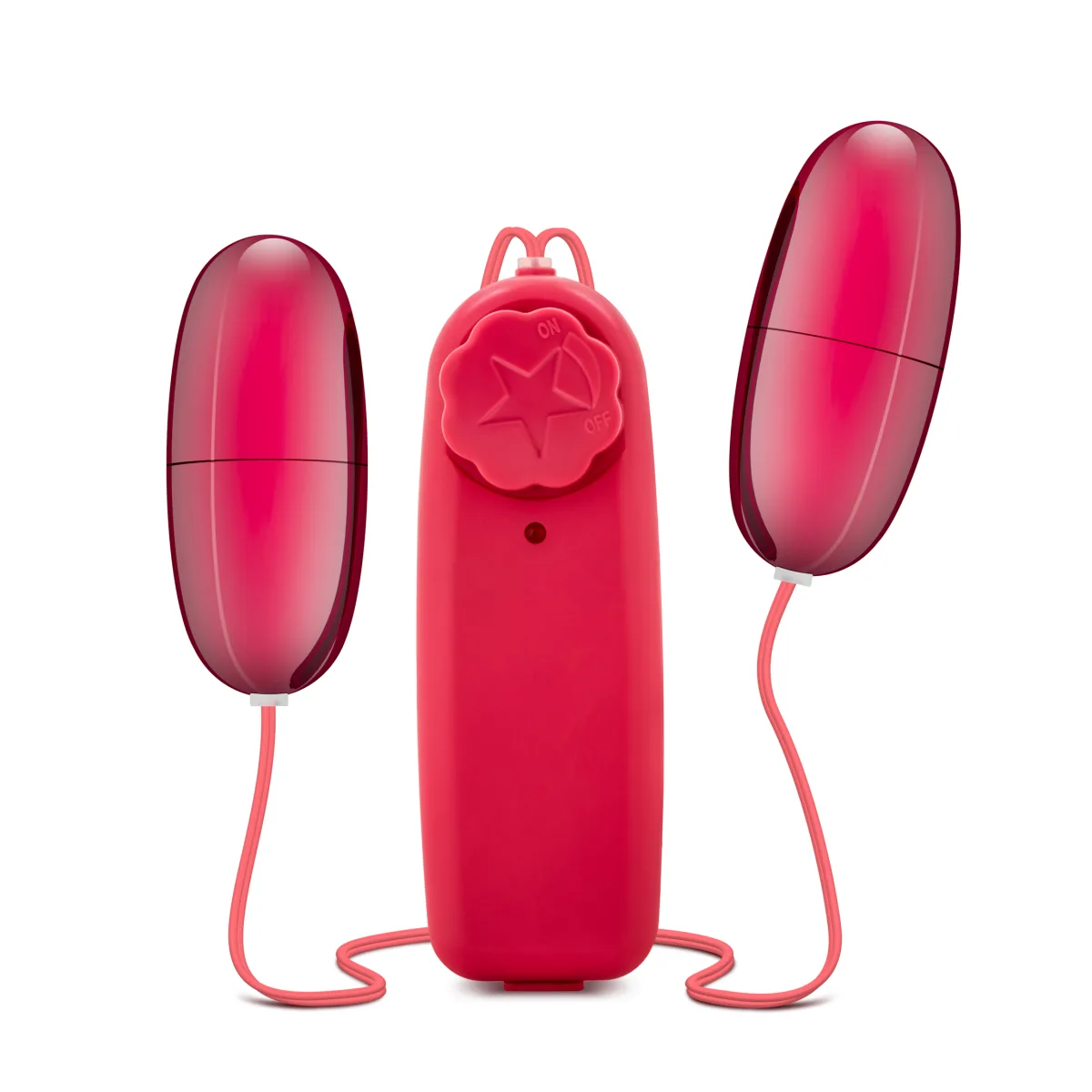 B Yours Double Pop Eggs - Cerise egg vibrator - product image 2