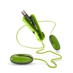 B Yours Double Pop Eggs - Lime egg vibrator - main product image