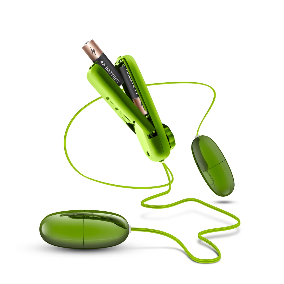 B Yours Double Pop Eggs - Lime egg vibrator - main product image