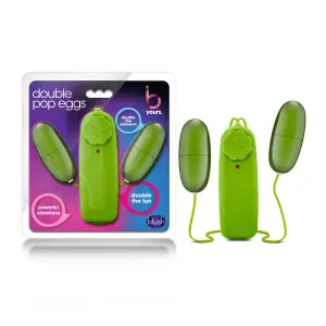 B Yours Double Pop Eggs - Lime egg vibrator - product image 3