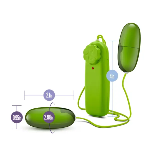 B Yours Double Pop Eggs - Lime egg vibrator - product image 6