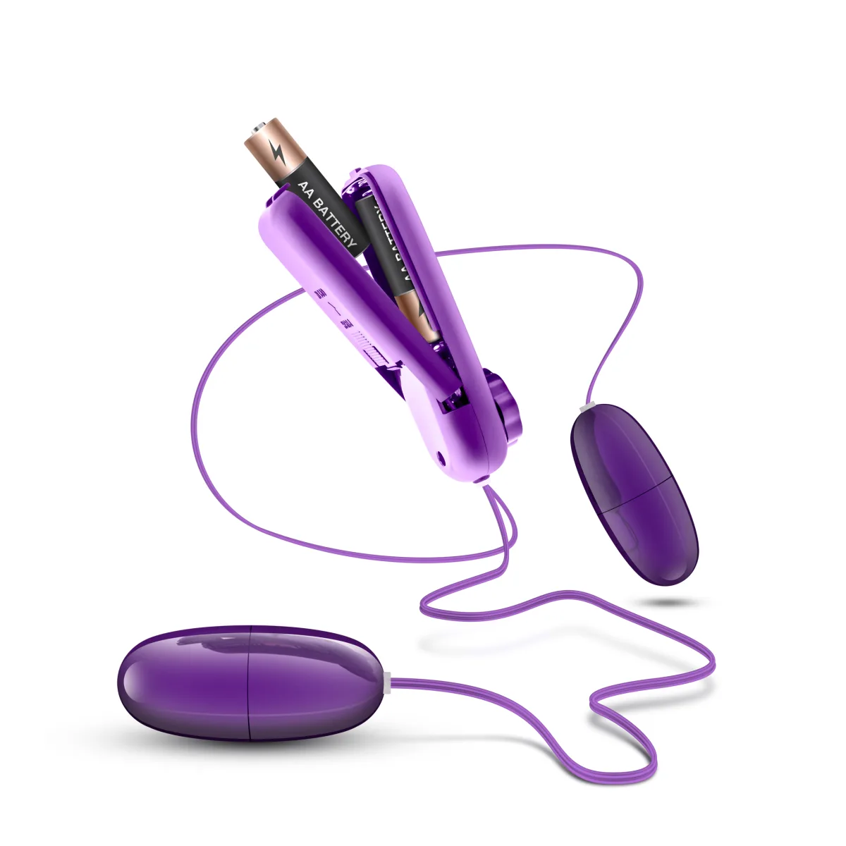 B Yours Double Pop Eggs - Plum egg vibrator - main product image
