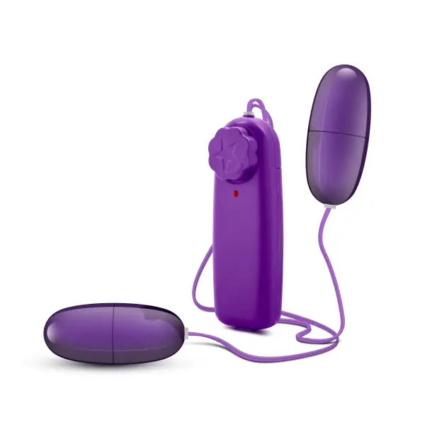 B Yours Double Pop Eggs - Plum 4 B Yours Double Pop Eggs - Plum egg vibrator - product image 5