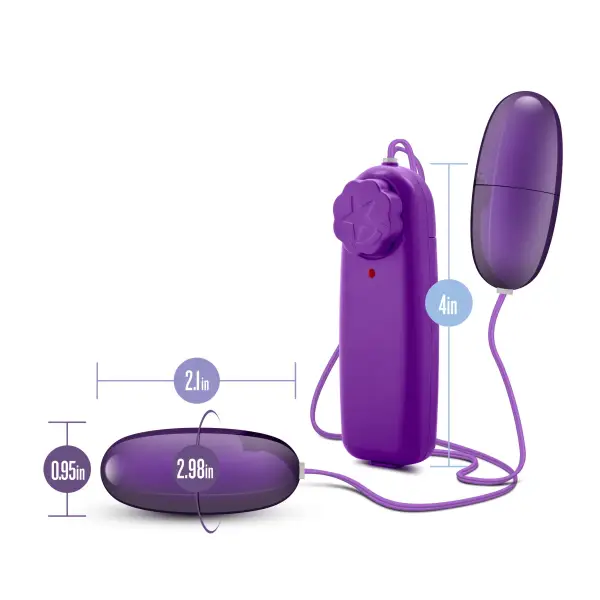 B Yours Double Pop Eggs - Plum 5 B Yours Double Pop Eggs - Plum egg vibrator - product image 6