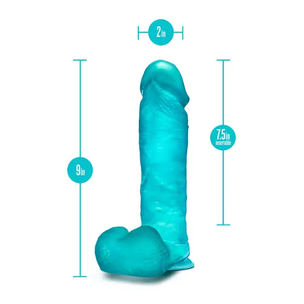 B Yours Plus - Mount N Moan - Teal - dildos - product image 2