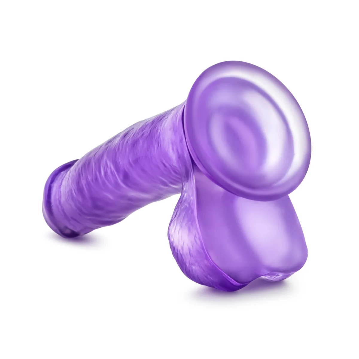 B Yours Sweet N Hard 1 - Purple - harness compatible dildo - main product image