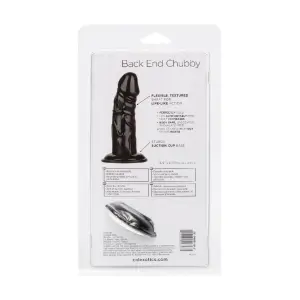 Back End Chubby - Black back end chubby suction cup anal dildo - additional view