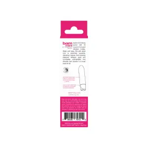 Bam Mini Rechargeable Bullet Vibe - Foxy Pink - view 3