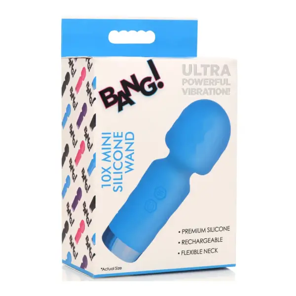 10x Mini Silicone Wand - Blue - view 2