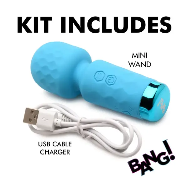 10x Mini Silicone Wand - Blue - view 3