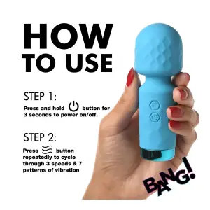 10x Mini Silicone Wand - Blue - view 4