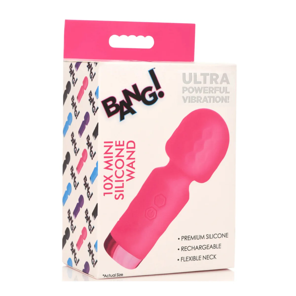10x Mini Silicone Wand - Pink - view 2