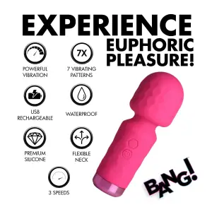 10x Mini Silicone Wand - Pink - view 5