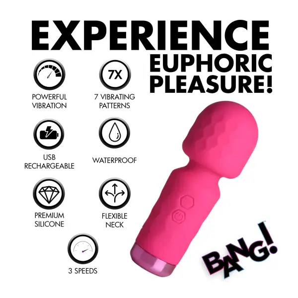 10x Mini Silicone Wand - Pink - view 5