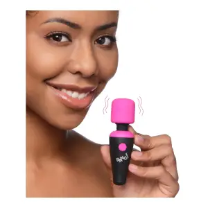 Bang - 10x Vibrating Mini Silicone Wand - Pink - view 1