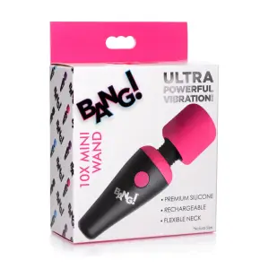 Bang - 10x Vibrating Mini Silicone Wand - Pink - view 5