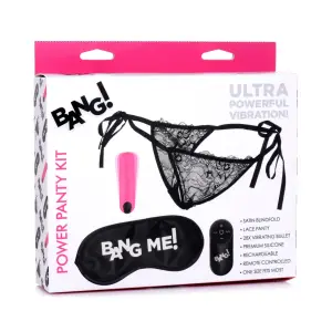 Bang Power Panty Kit - Pink sexy lingerie panties - alternate product image