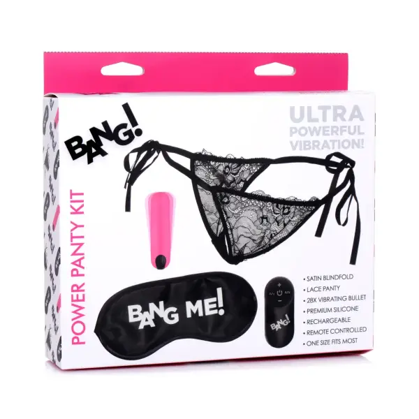Bang Power Panty Kit - Pink sexy lingerie panties - alternate product image