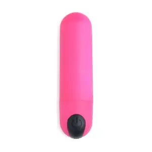 Bang Vibrating Bullet With Remote Control - Pink - remote bullet vibrator - main product image