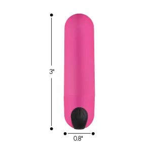 Bang Vibrating Bullet With Remote Control - Pink - remote bullet vibrator - product image 3